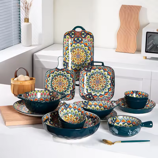 Premium Casablanca Regal Dinner Set | 37-Piece Set