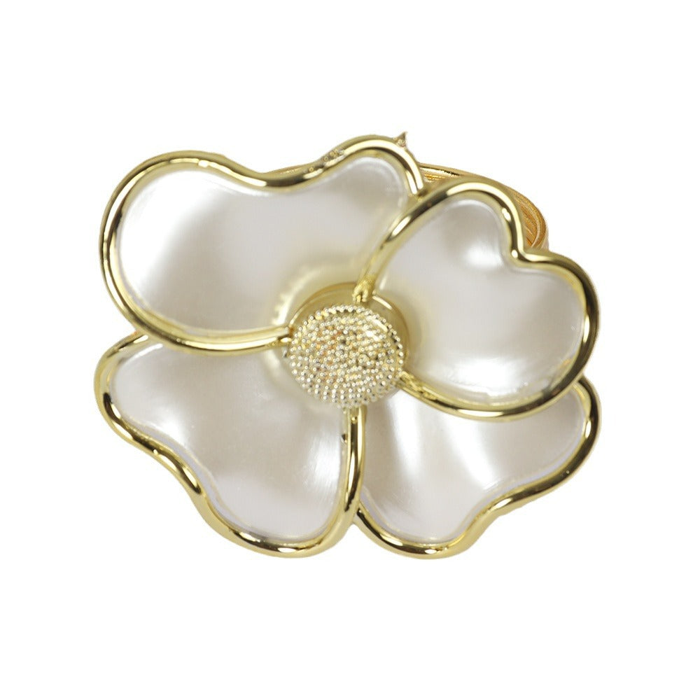 Golden Blossom Napkin Ring | 6 Piece Set